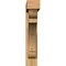 Ekena Millwork Olympic Block Rough Sawn Bracket w/ Offset Brace, Western Red Cedar, 6"W x 32"D x 32"H BKT0604X32X32OLY05RWR - alternate 3